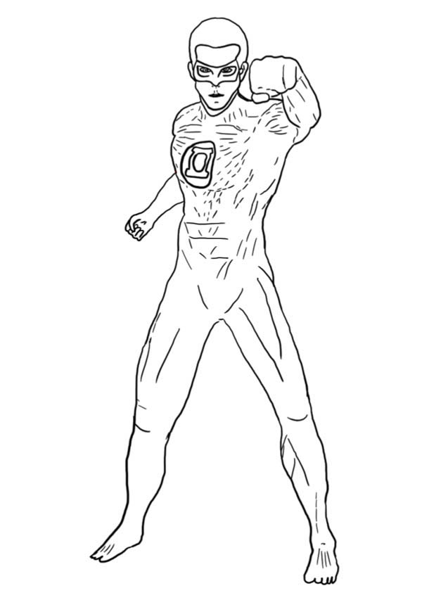 94 Free Printable Green Lantern Coloring Pages 44