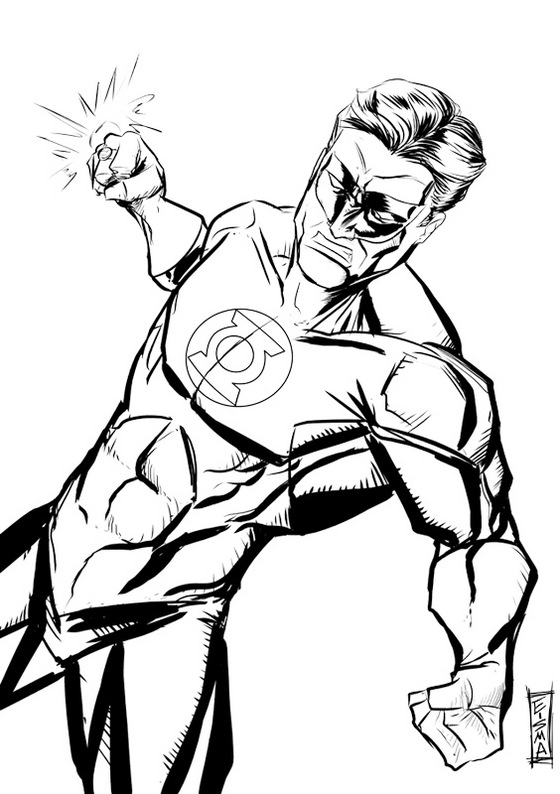 94 Free Printable Green Lantern Coloring Pages 51