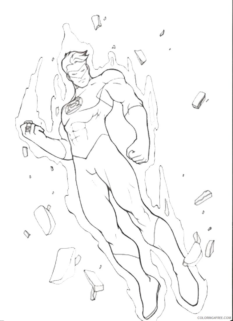 94 Free Printable Green Lantern Coloring Pages 58