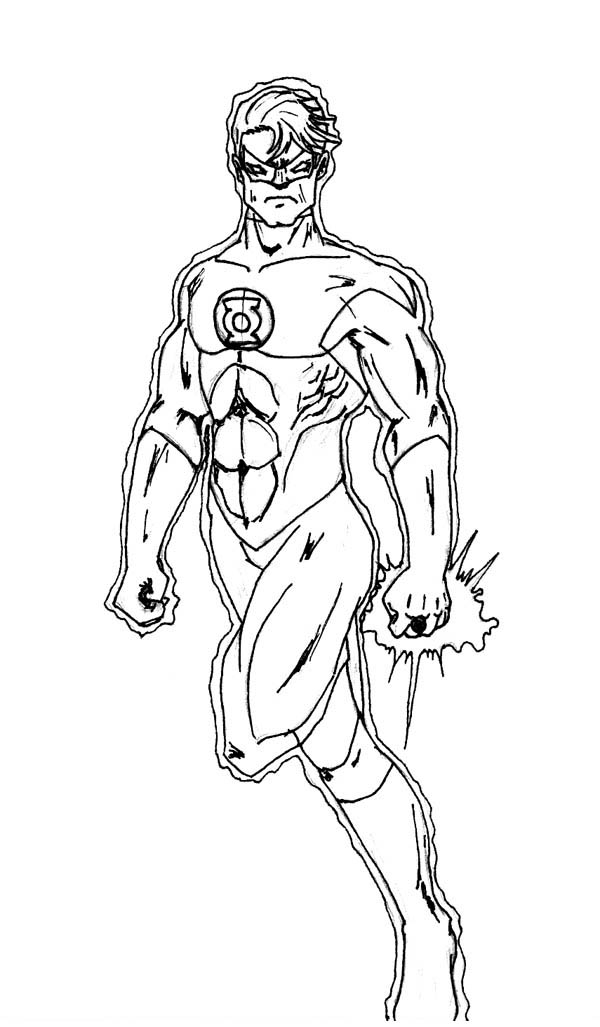 94 Free Printable Green Lantern Coloring Pages 61