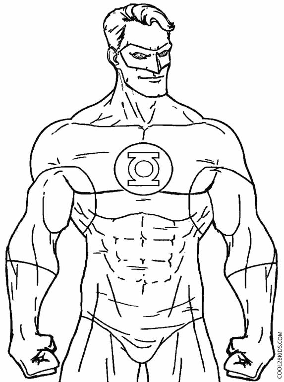 94 Free Printable Green Lantern Coloring Pages 71