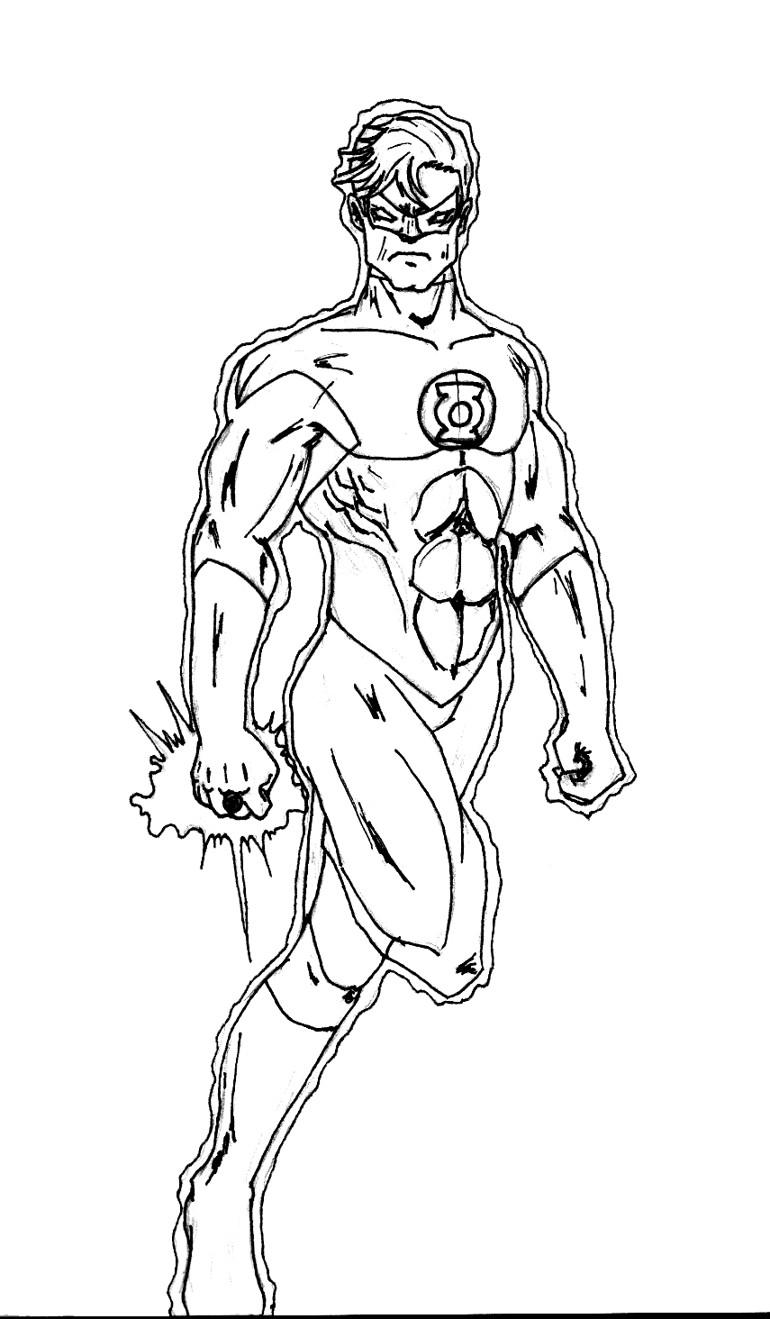 94 Free Printable Green Lantern Coloring Pages 72