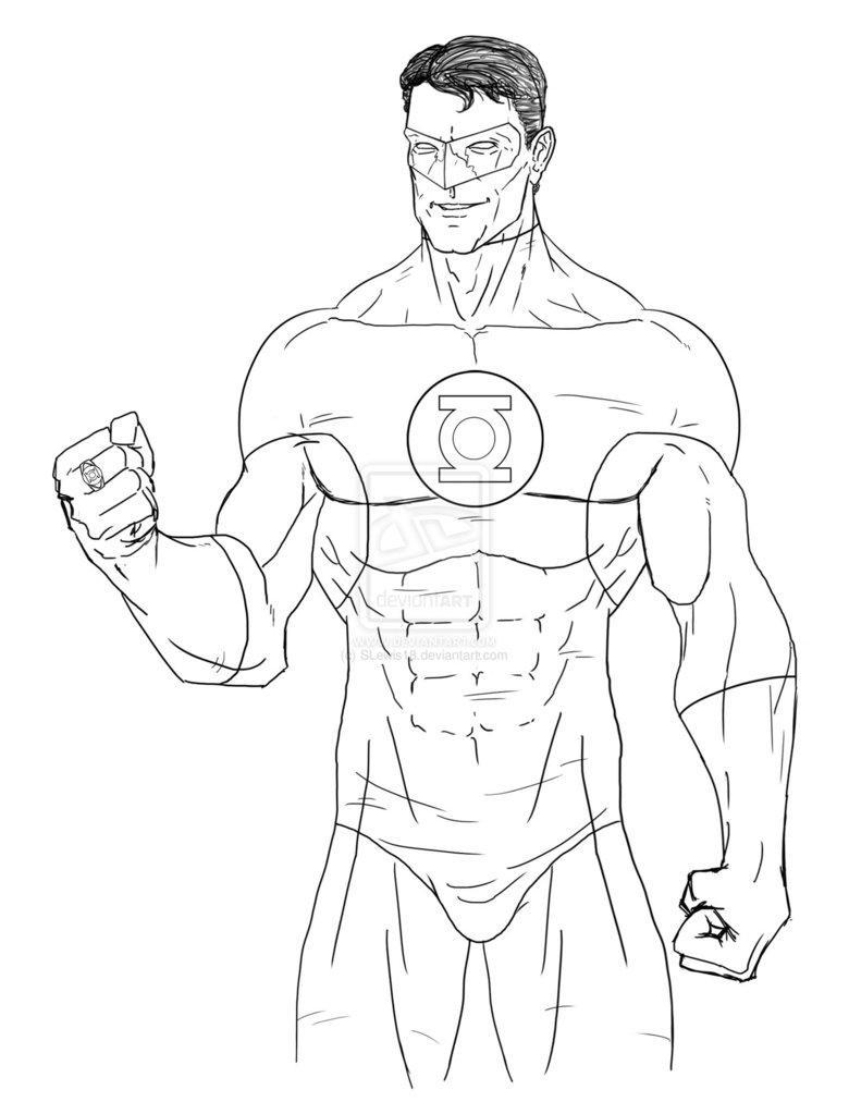 94 Free Printable Green Lantern Coloring Pages 85