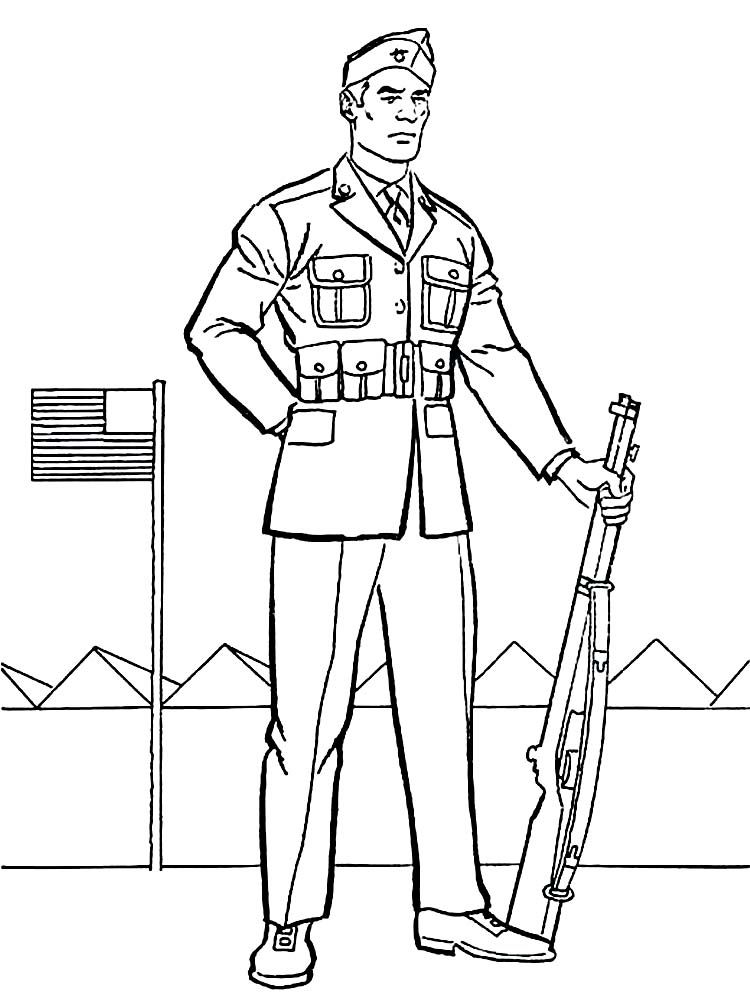 Brave Army Coloring Pages Printable 21