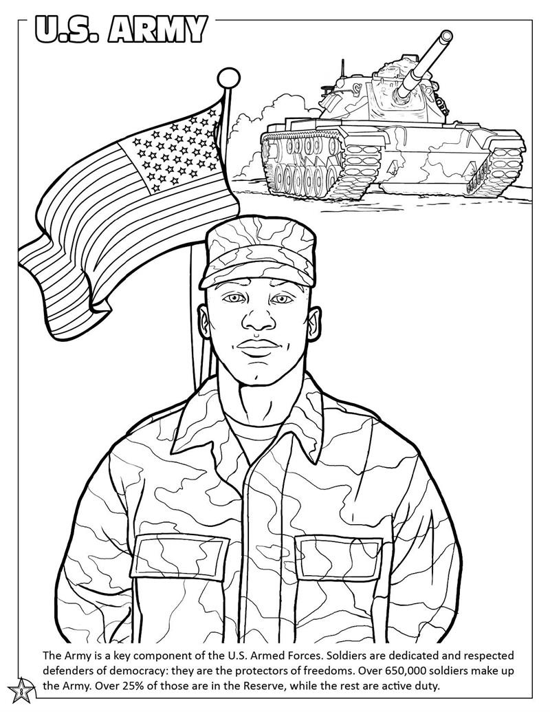 Brave Army Coloring Pages Printable 4