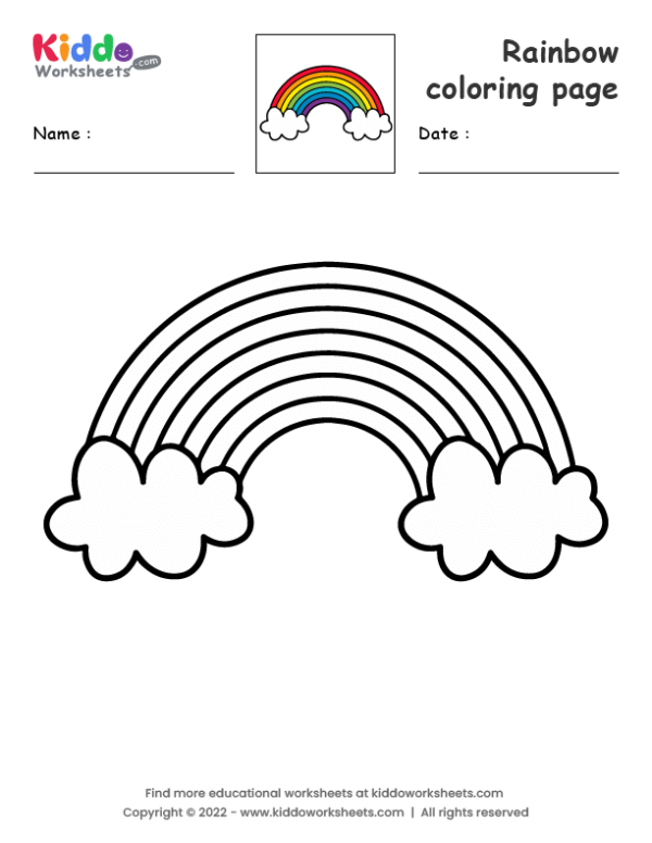 colorful rainbow coloring pages printable jpg