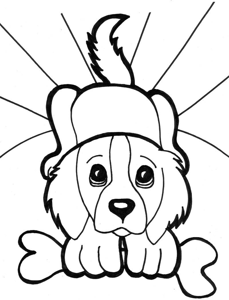 Dog And Cat Coloring Pages Printable Friends 15