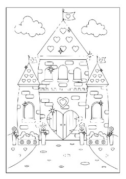 Enchanting Castle Coloring Pages Printable 14