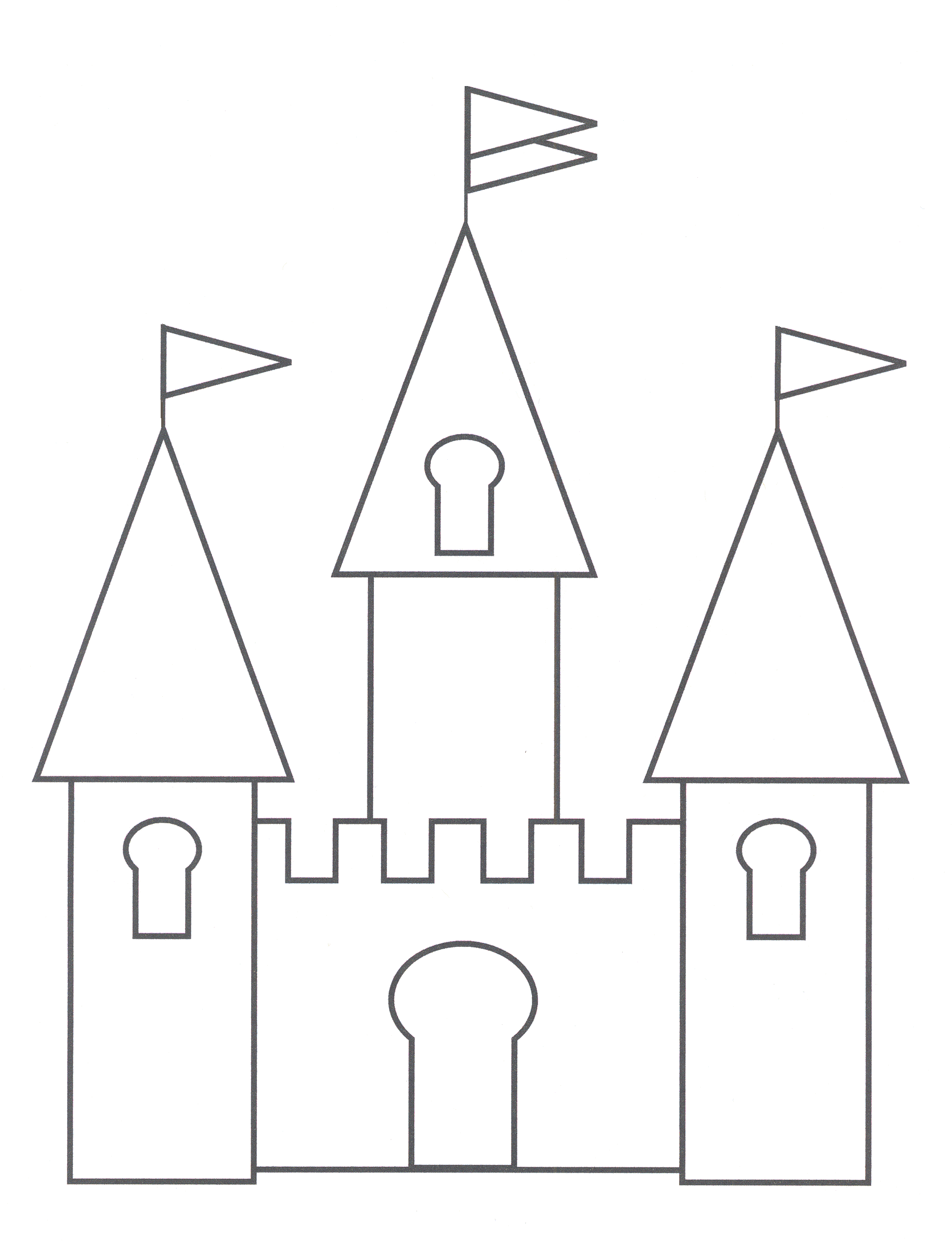 Enchanting Castle Coloring Pages Printable 17