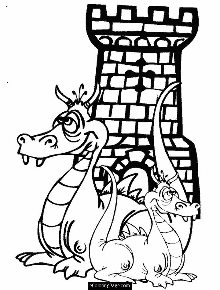 Enchanting Castle Coloring Pages Printable 20