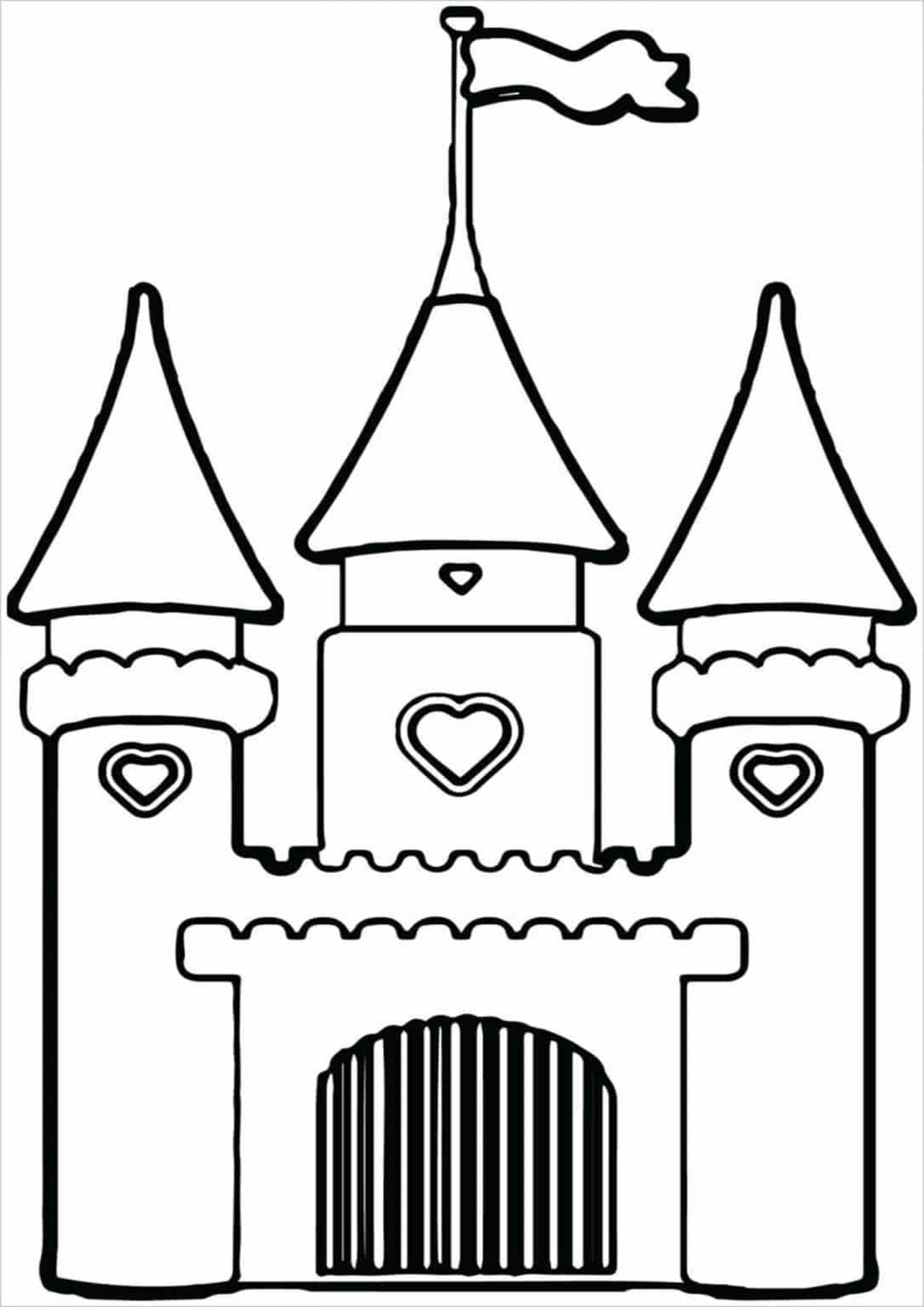 Enchanting Castle Coloring Pages Printable 29