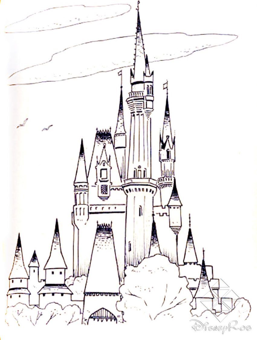 Enchanting Castle Coloring Pages Printable 3