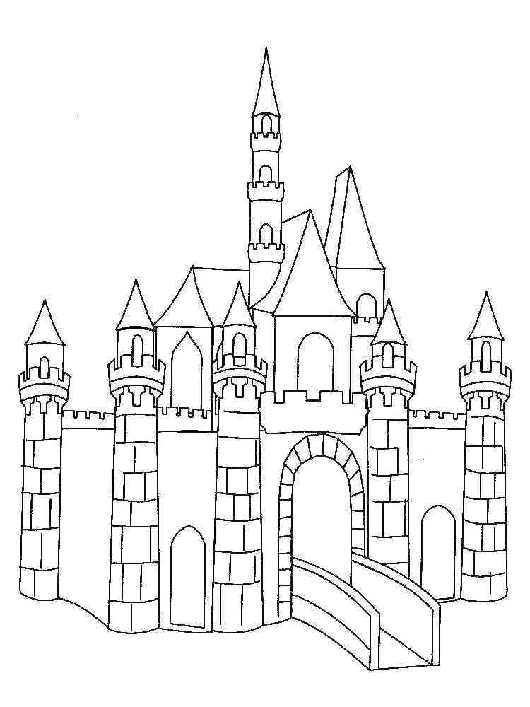 enchanting castle coloring pages printable jpg