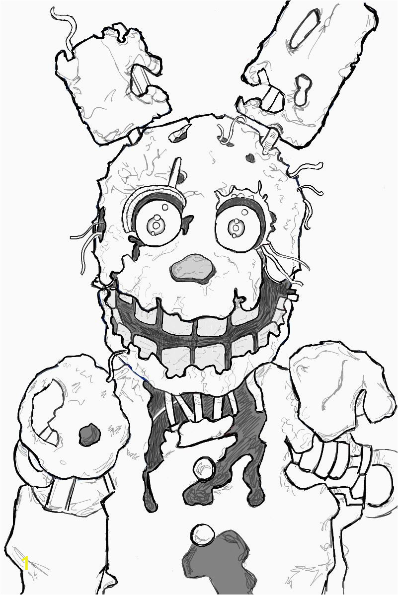 Five Nights At Freddy's Coloring Pages Printable Thrill 10