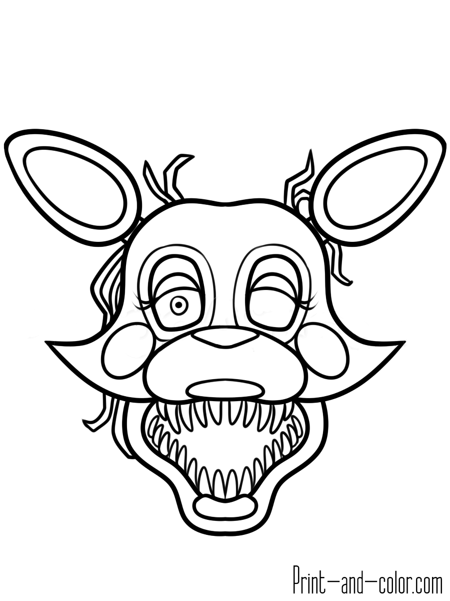 Five Nights At Freddy's Coloring Pages Printable Thrill 14