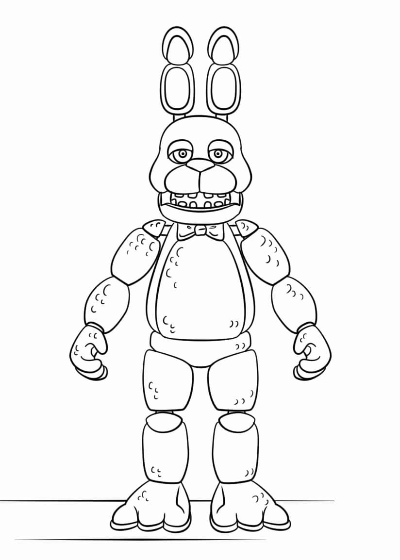 Five Nights At Freddy's Coloring Pages Printable Thrill 15