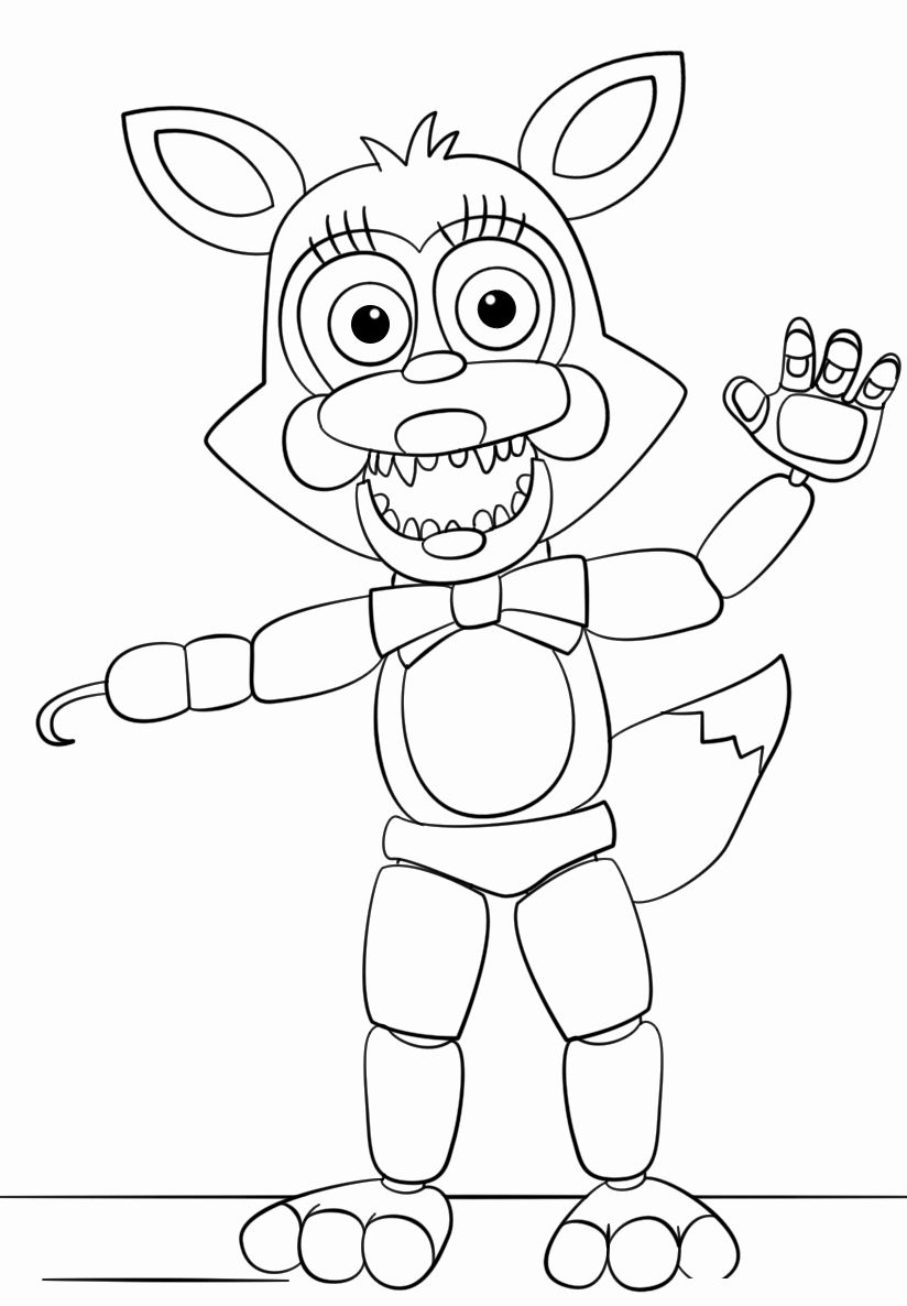 Five Nights At Freddy's Coloring Pages Printable Thrill 16