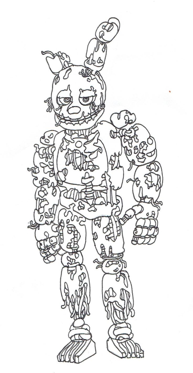 Five Nights At Freddy's Coloring Pages Printable Thrill 17