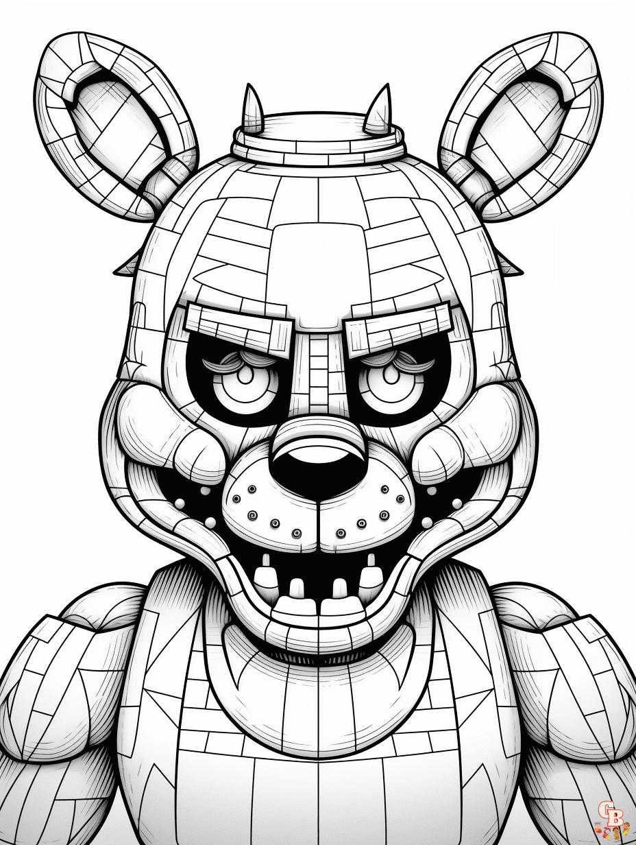 Five Nights At Freddy's Coloring Pages Printable Thrill 18