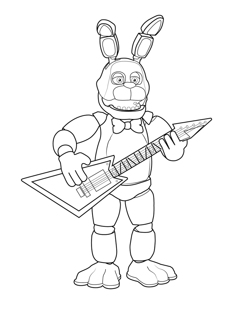 Five Nights At Freddy's Coloring Pages Printable Thrill 21