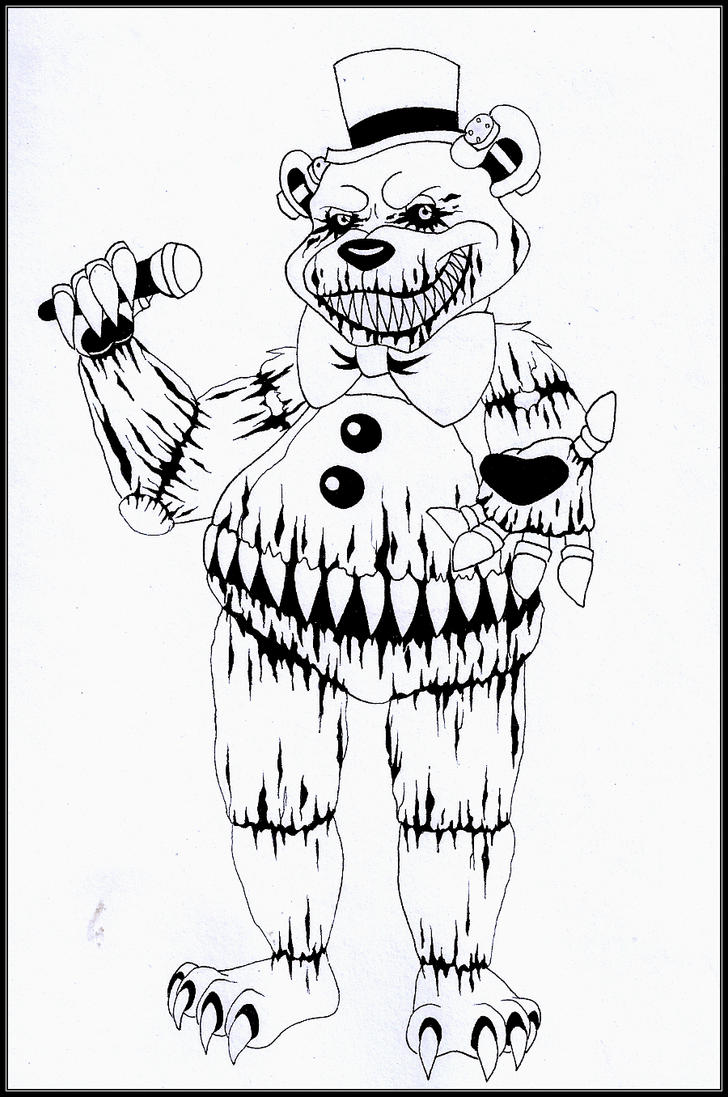 Five Nights At Freddy's Coloring Pages Printable Thrill 22