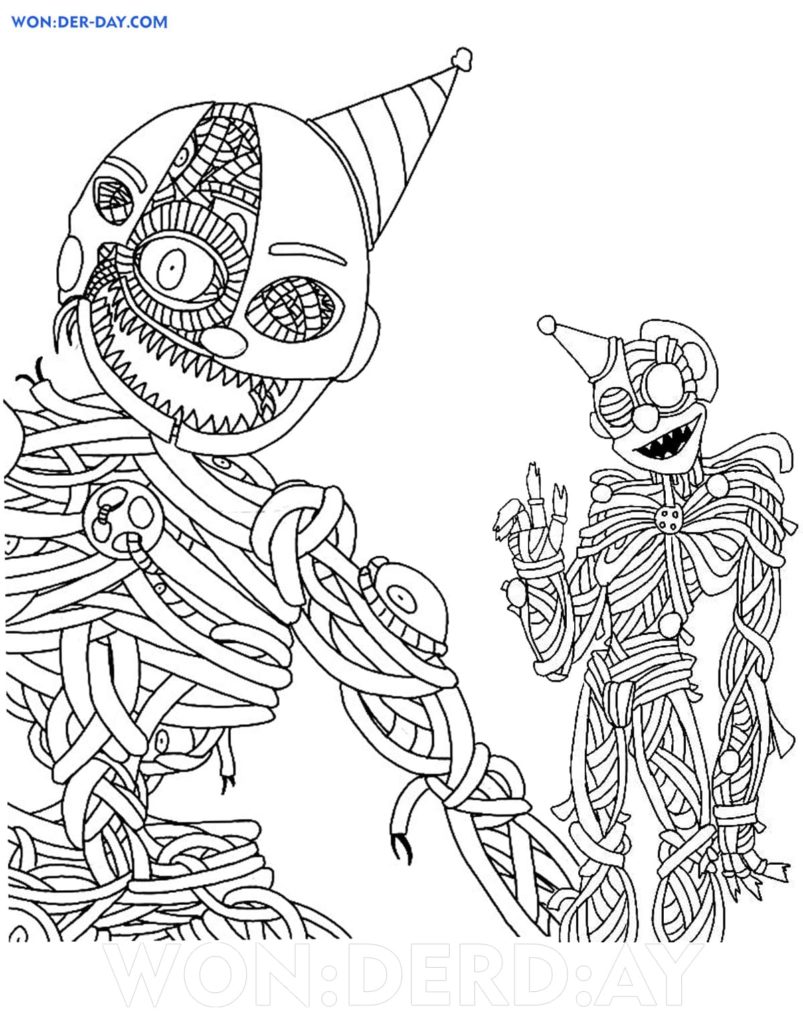 Five Nights At Freddy's Coloring Pages Printable Thrill 28