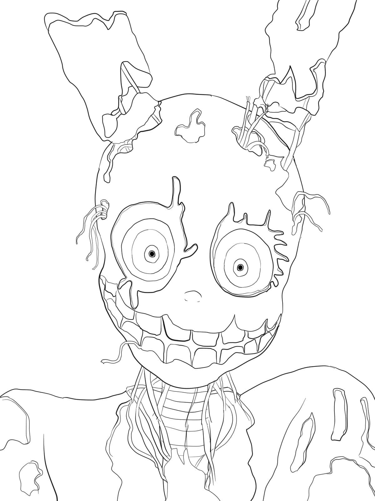 Five Nights At Freddy's Coloring Pages Printable Thrill 32