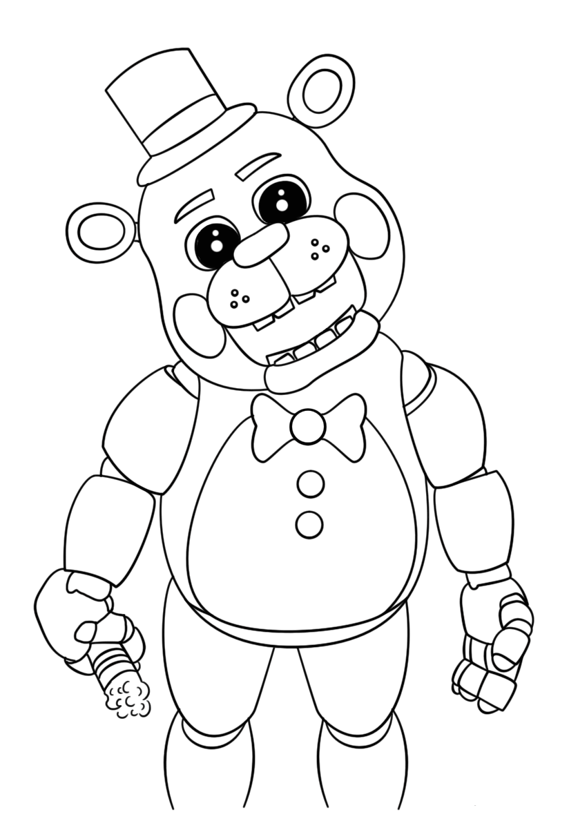 Five Nights At Freddy's Coloring Pages Printable Thrill 35