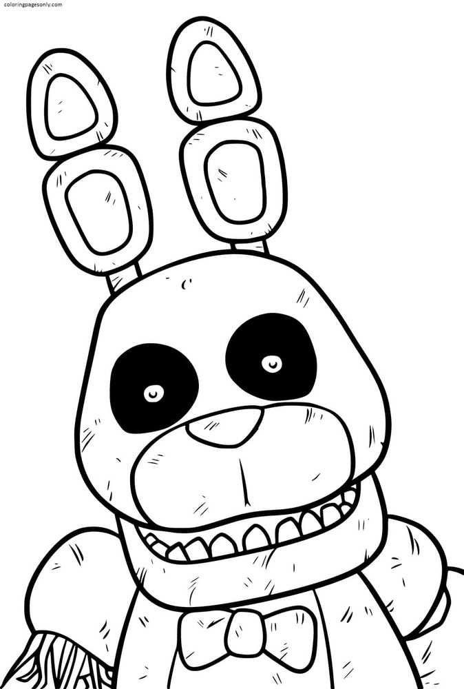 Five Nights At Freddy's Coloring Pages Printable Thrill 4