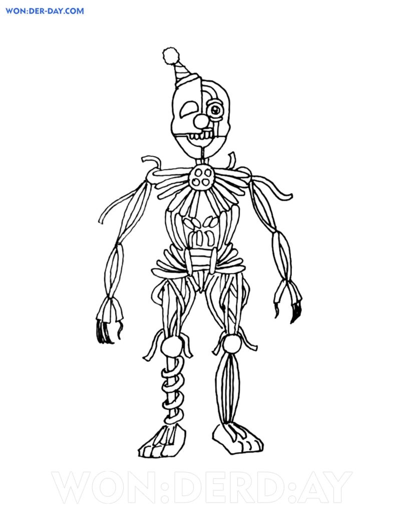 Five Nights At Freddy's Coloring Pages Printable Thrill 8