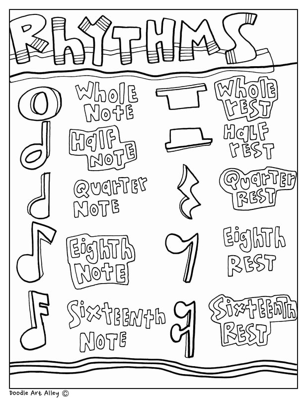 Harmonious Music Coloring Pages Printable 11