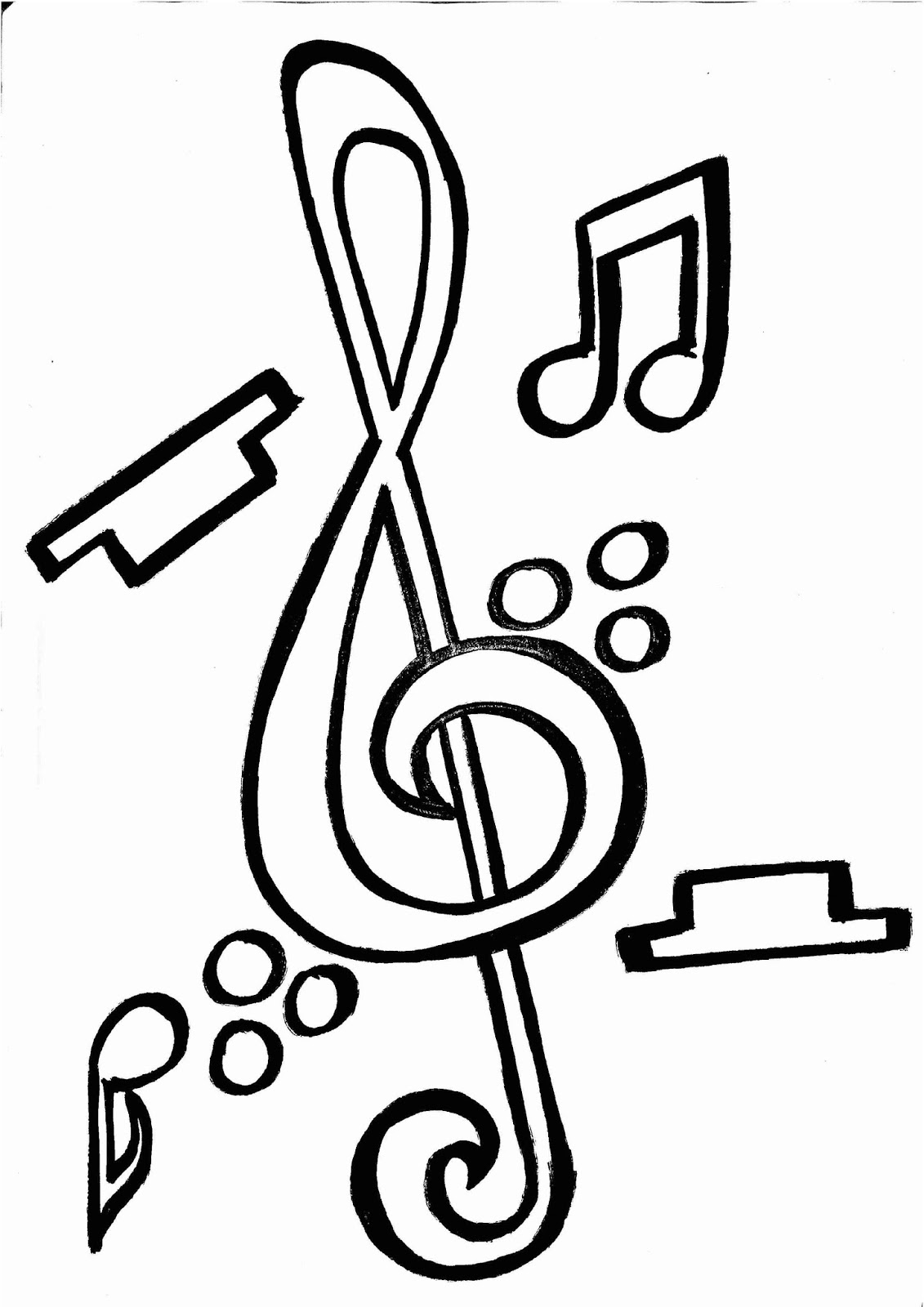 Harmonious Music Coloring Pages Printable 12