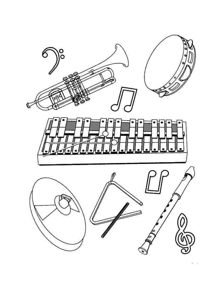 Harmonious Music Coloring Pages Printable 35