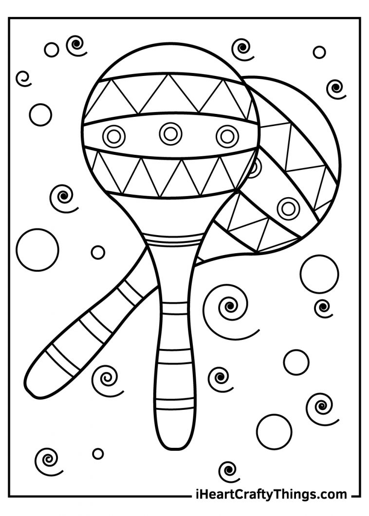 Harmonious Music Coloring Pages Printable 9