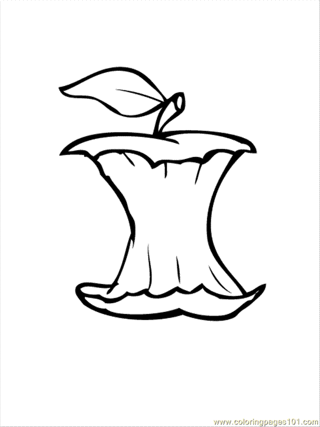 Juicy Apple Coloring Pages Printable 13