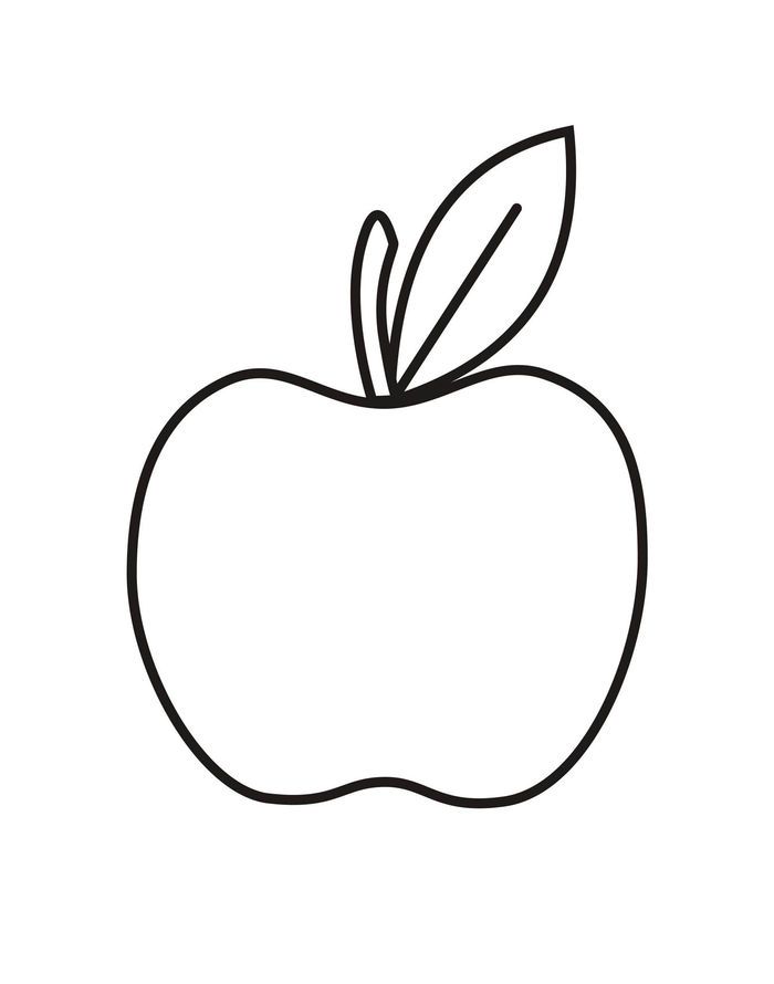 Juicy Apple Coloring Pages Printable 17