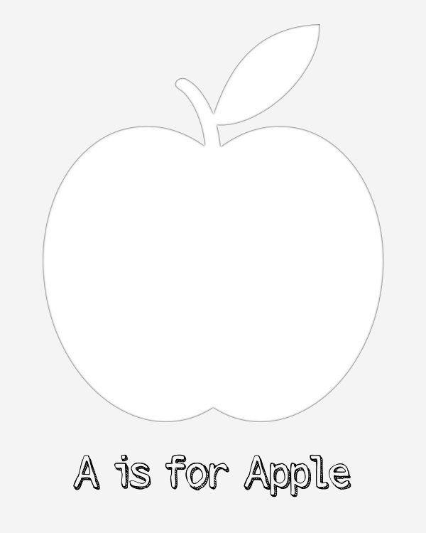 Juicy Apple Coloring Pages Printable 25