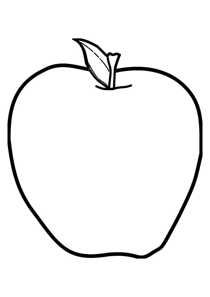 Juicy Apple Coloring Pages Printable 27