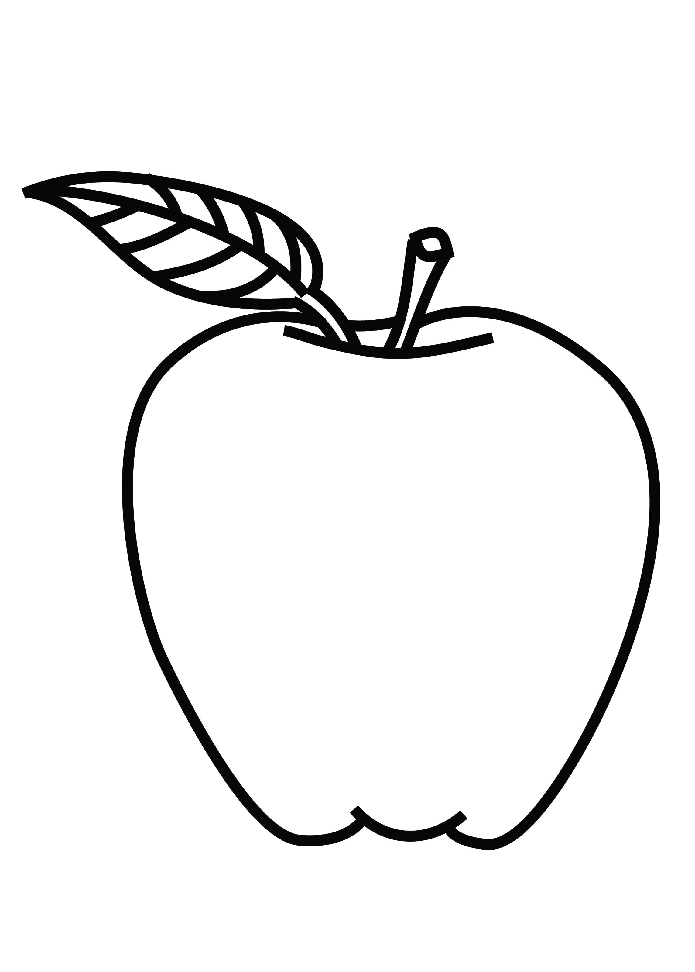 Juicy Apple Coloring Pages Printable 28