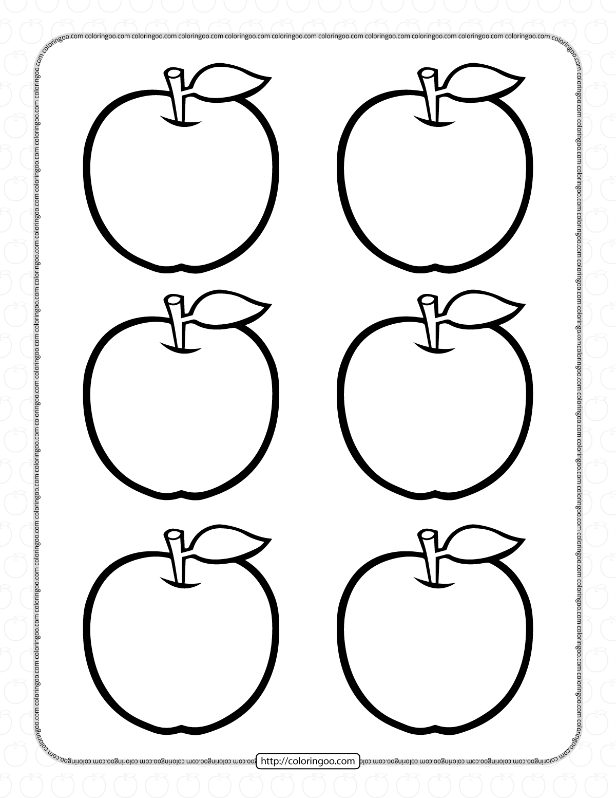 Juicy Apple Coloring Pages Printable 35