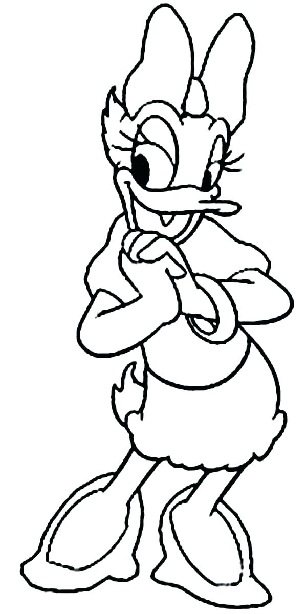 Quacky Duck Coloring Pages Printable 14