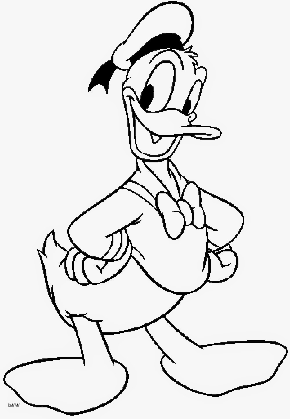 Quacky Duck Coloring Pages Printable 18