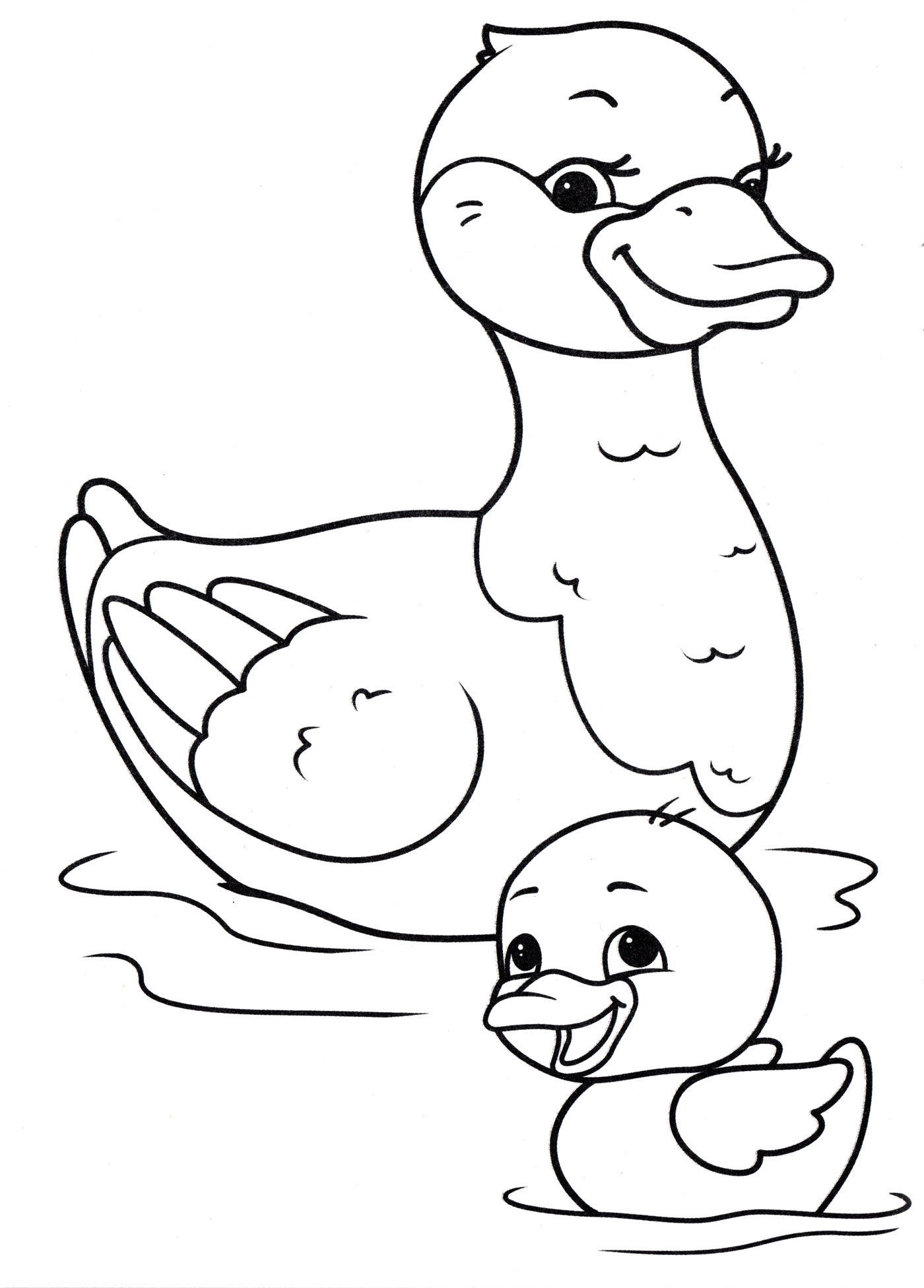 Quacky Duck Coloring Pages Printable 29