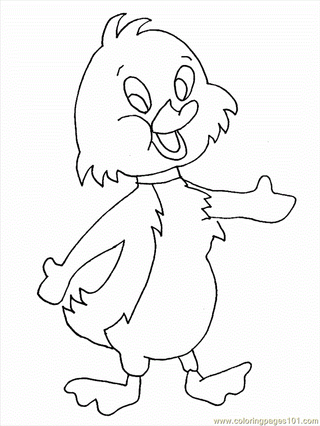 Quacky Duck Coloring Pages Printable 35