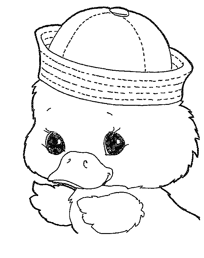 Quacky Duck Coloring Pages Printable 5