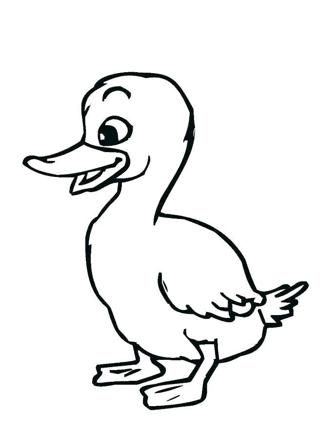 Quacky Duck Coloring Pages Printable 7