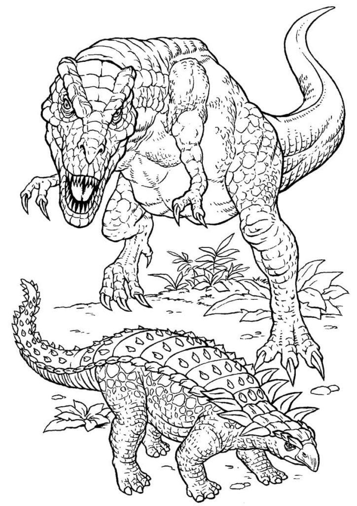 Tyrannosaurus Coloring Pages Printable Adventure 10