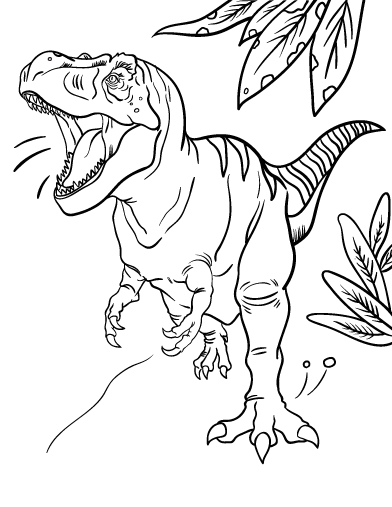 Tyrannosaurus Coloring Pages Printable Adventure 11