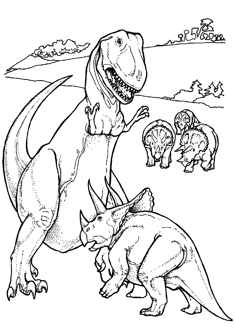 tyrannosaurus coloring pages printable adventure jpg