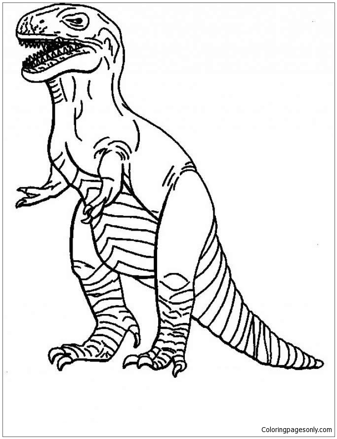 Tyrannosaurus Coloring Pages Printable Adventure 28